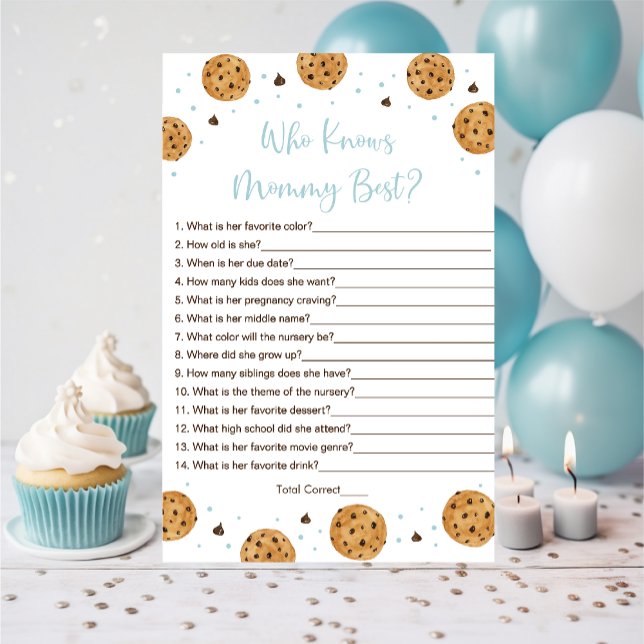 ママのゲームを知っている小さなクッキー最高のブルー男の子 (クリエイターアップロード済み)