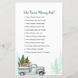 ママのゲームを知っている緑のトラック最高のの森