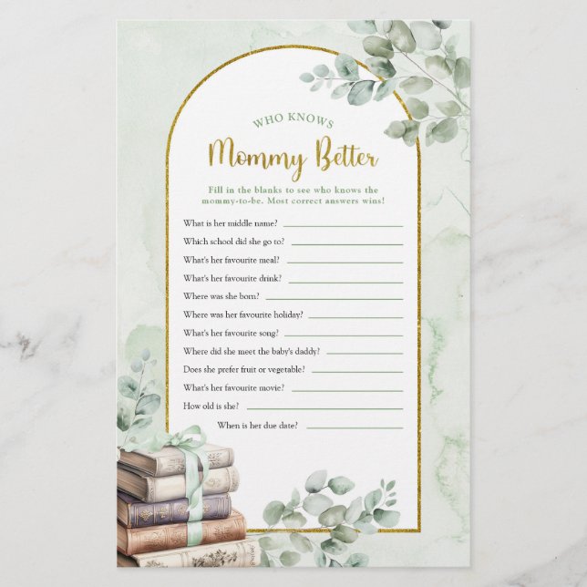 ママのゲームを知っている緑の物語 (正面)