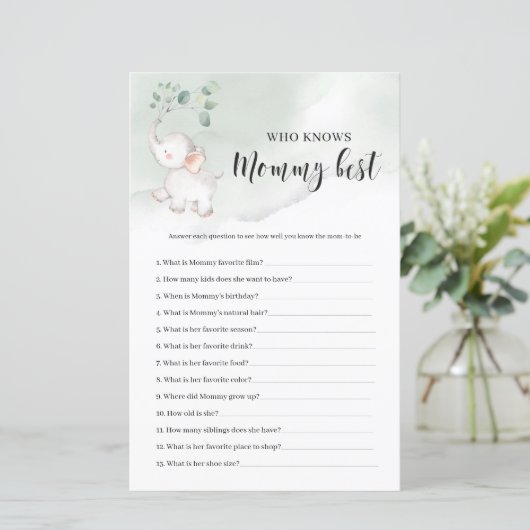 ママのゲームを知っている象の最高の緑草 (スタンド正面)