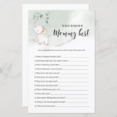 ママのゲームを知っている象の最高の緑草 (正面/裏面)