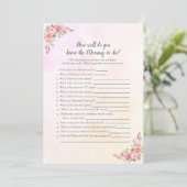 ママのゲームを知っている象の赤ん最高のだシャワー 招待状 (スタンド正面)