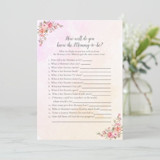 ママのゲームを知っている象の赤ん最高のだシャワー 招待状 (スタンド正面)