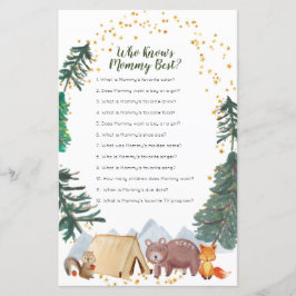 ママのゲームを知っている赤ちゃんシャワーを心待最高のちにする