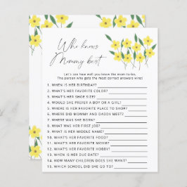 ママのゲームを知っている野最高の花たち