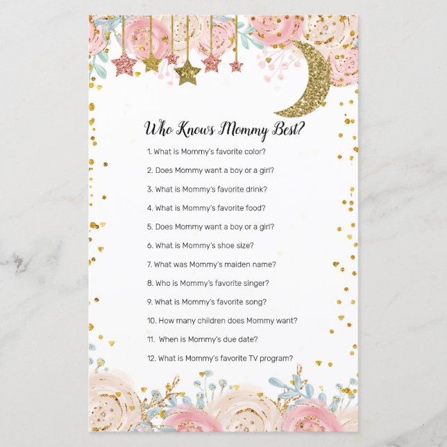 ママのゲームを知っている金ゴールドの輝き (正面)