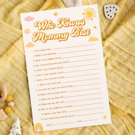 ママのゲームを知るサンシャインベビーシャワー最高の浴び