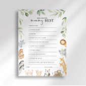 ママのゲームを知るノアの箱舟の赤ん最高のだシャワー 招待状