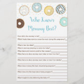 ママのゲームを知るブルー最高のドーナツ (正面)