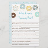 ママのゲームを知るブルー最高のドーナツ (正面/裏面)