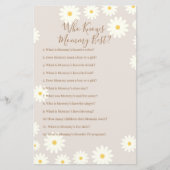 ママのゲームを知るボヘミアン白最高のデイジー (正面)