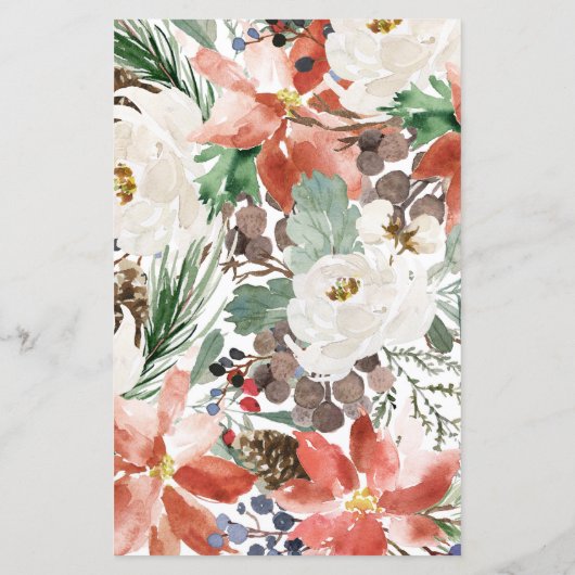 ママのゲームを知る冬のクリスマス最高のフローラ (裏面)