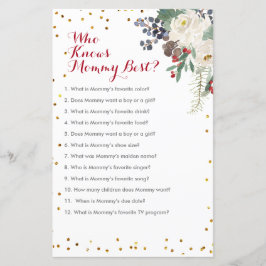 ママのゲームを知る冬のクリスマス最高のフローラ