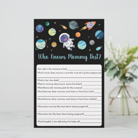 ママのゲームを知る宇宙飛行士最高の宇宙 (スタンド正面)