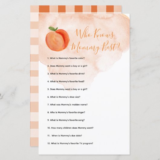 ママのゲームを知る小さな桃の最高の夏 (正面/裏面)