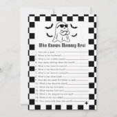 ママのゲームカードを知っている最高の面白いハロウィン 招待状 (正面)