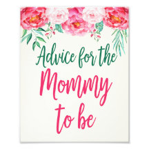 ママのサインアドバイス、フローラベビーシャワー、フローラ