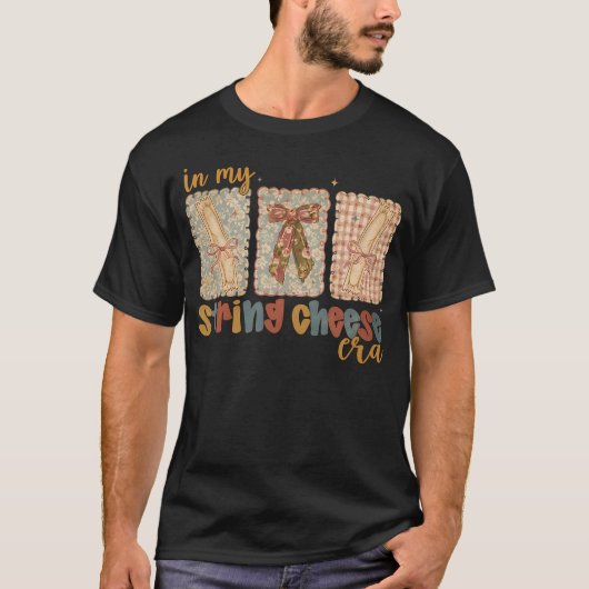 ママのストリングチーズ時代が面白すぎる！過刺激な日々 Tシャツ (正面)
