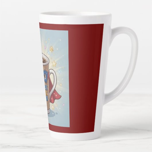 ママのスーパーパワーラテマグ カフェラテマグ (右)
