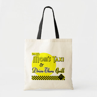ママのタクシーとドライブスルーグリルのトートバッグ トートバッグ