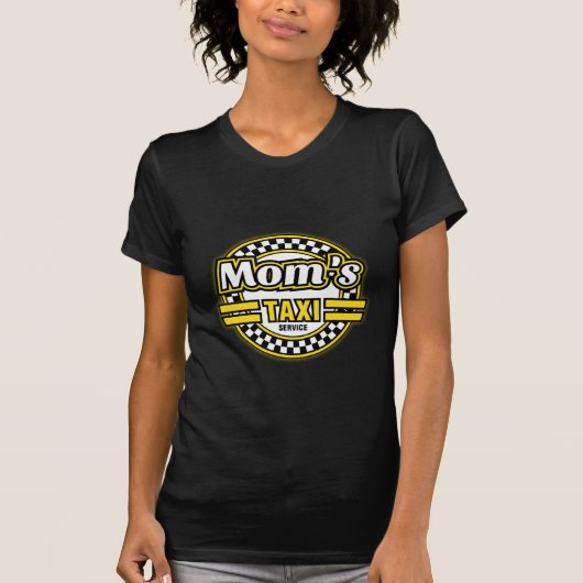 ママのタクシーサービス Tシャツ (正面)