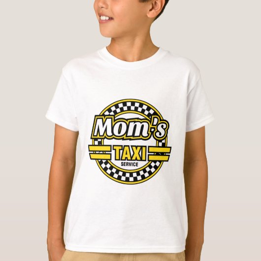 ママのタクシーサービス Tシャツ (正面)