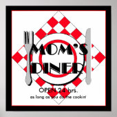 ママのダイナー。 ポスター (正面)