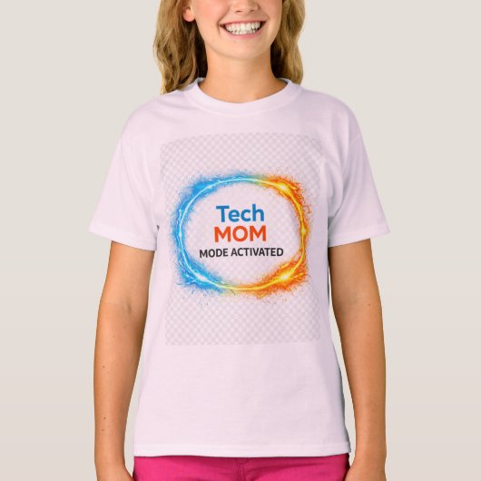 ママのテクノロジースタイル Tシャツ (正面)