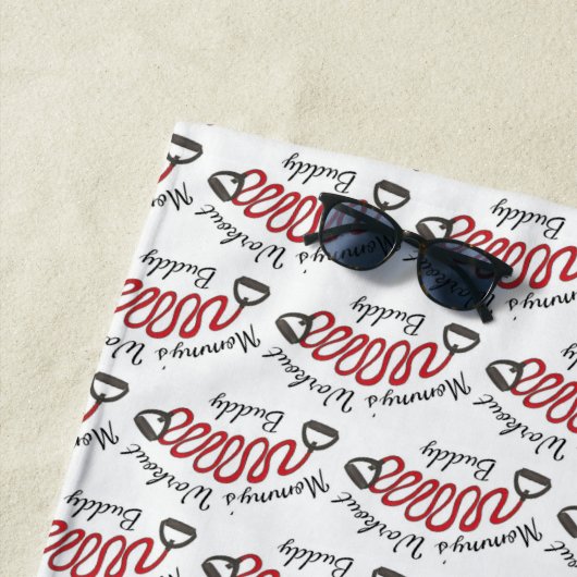 ママのトレーニングバディエクササイズ抵抗バンド ビーチタオル (インサイチュ)