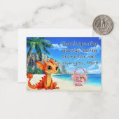 ママのドラゴンカード。 ノートカード (正面/裏面インサイチュ)