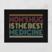 ママのハグは医療最高の引用文 |はがき ポストカード (正面)