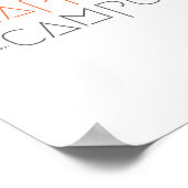 ママのハッピーキャンパー。ポスター＆プリント ポスター (角)