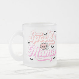 ママのハロウィン・バイブスをぎゅっと凝縮 フロストグラスマグカップ