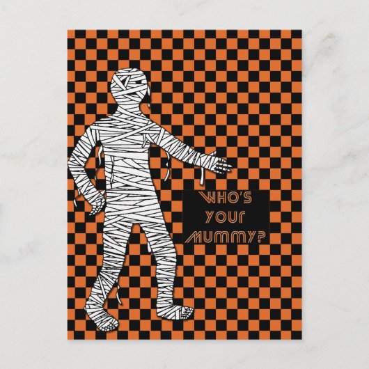 ママのハロウィーンって誰だ ポストカード (正面)