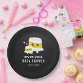 ママのハロウィーンの赤ちゃんシャワー ペーパープレート (パーティー)