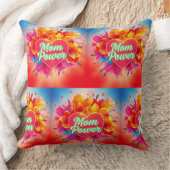 ママのハート鮮やか爆発 クッション (ブランケット)