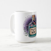 ママのパワーで運営 コーヒーマグカップ (正面左)