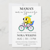 ママのパートナー シトラス ベイビー シャワーの招待状 招待状 (正面)