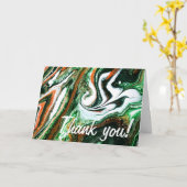 「ママのピスモビーチのおみやげ」ありがとう カード (黄色い花)