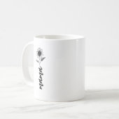 ママのフラワーギフト コーヒーマグカップ (正面左)