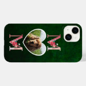 ママのフローラハートの写真から犬の緑 Case-Mate iPhoneケース (裏面 (横))