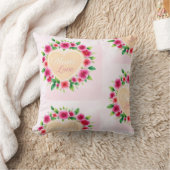 ママのフローラハート抱擁 クッション (ブランケット)