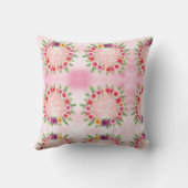 ママのフローラハート抱擁 クッション (裏面)