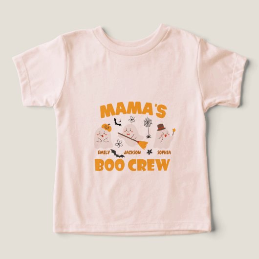 ママのブークルーキッズハロウィーンTシャツ (デザイン正面)