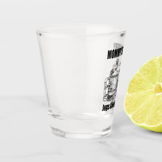 ママのブーベリージャグズいつもタップ ショットグラス (左)