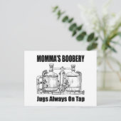 ママのブーベリージャグズ常時オンタップ シーズンポストカード (スタンド正面)