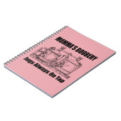 ママのブーベリージャグズ常時オンタップ ノートブック (左側)