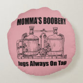 ママのブーベリージャグズ常時オンタップ ラウンドクッション (裏面)