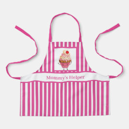 ママのヘルパーカップケーキベーキング子 エプロン
