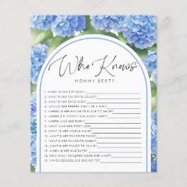 ママのベビーゲームを知ってる男の子アジサイ